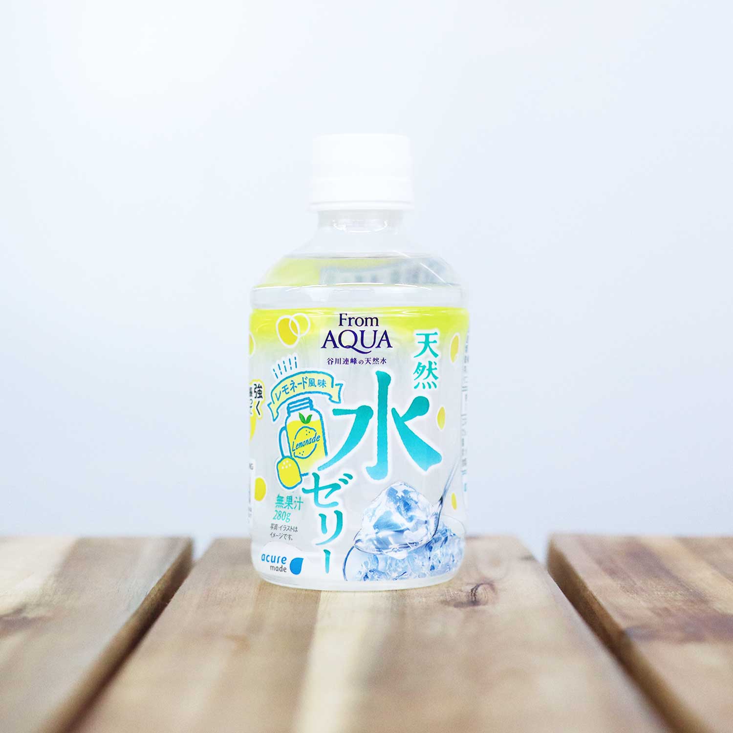 【特別価格】From AQUA 天然水ゼリー レモネード風味 280g 24本